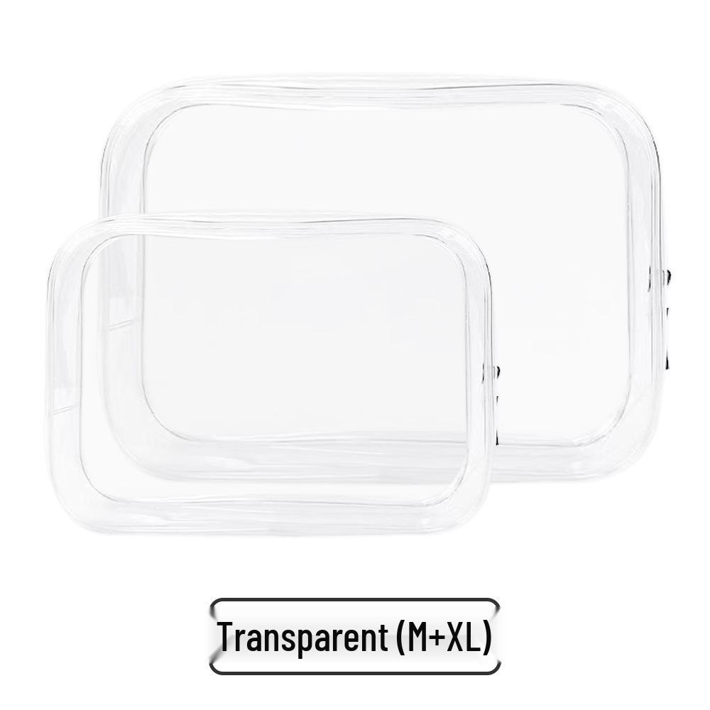 PVC Transparent Travel Cosmetic Bag - Large Capacity, Waterproof, Portable Storage with High-End Feel