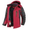 Men's Waterproof Windproof Plus Velvet Thickened Outdoor Jacket - Warm Cotton Padded Coat for Autumn and Winter