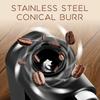1 Set Coffee Grinder 32x10x14cm Electric Coffee Grinder Black/white Home Electric Coffee Grinding With 30 Settings Touchscreen