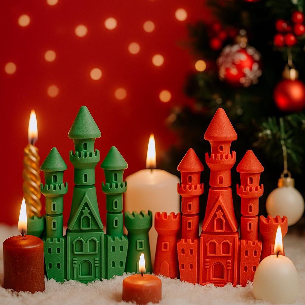 Dreamy Castle Silicone Mold for Handmade Ornaments