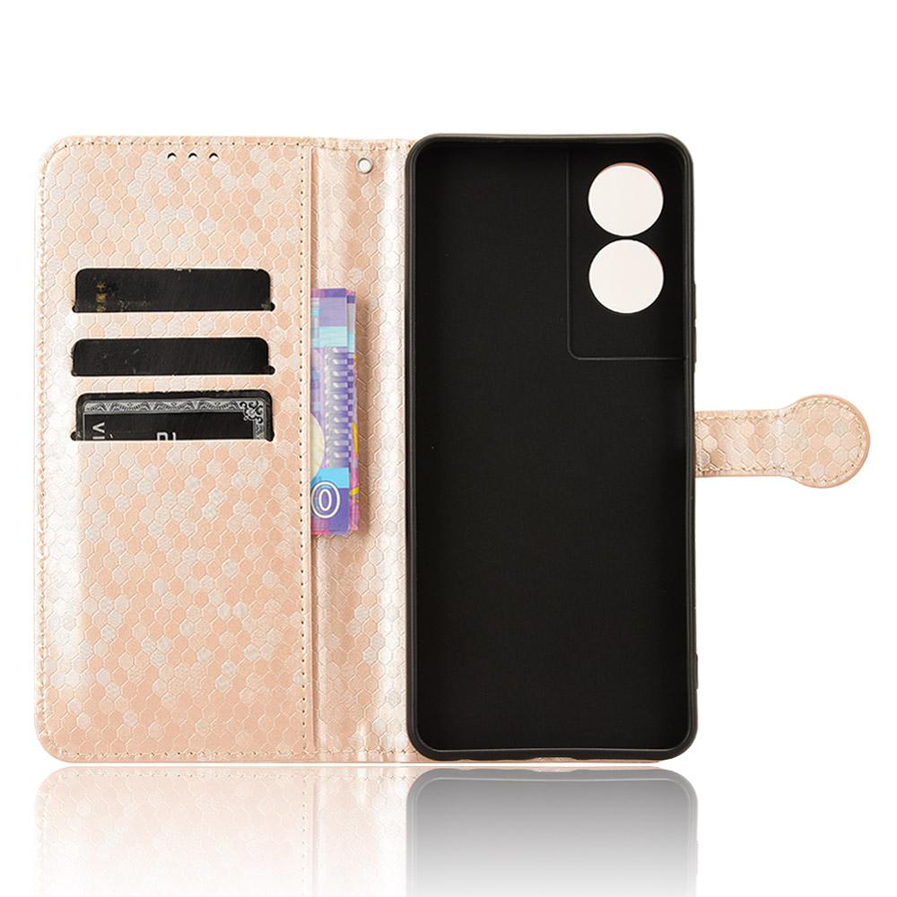 For TCL 505 Wallet Phone Case Dots Pattern PU Leather Flip Cover