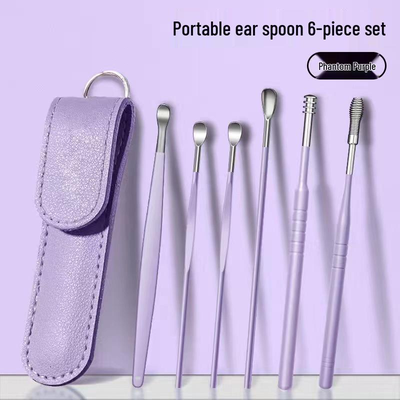 Premium Ear Cleaning Kit: High-End Ear Pick & Ear Spoon Set for Safe Earwax Removal