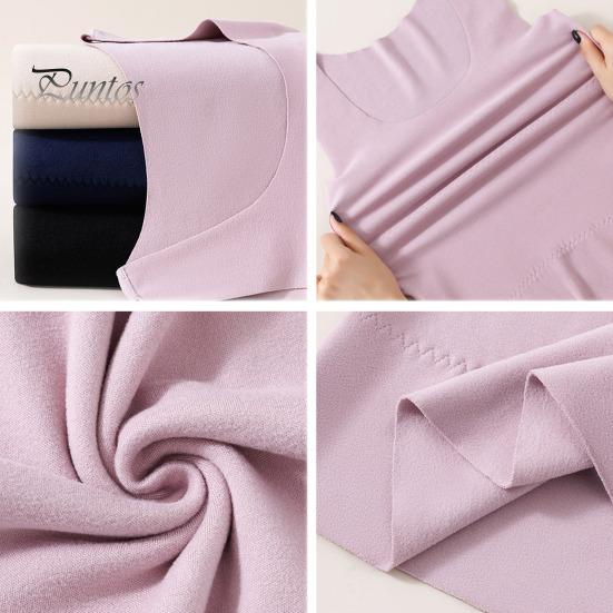 Winter Women Thermal Double-sided Velvet Vest Seamless Velvet-lined Fast Temperature Lock Heating Slim Fit Elastic Sleeveless Inner Wear Bottoming