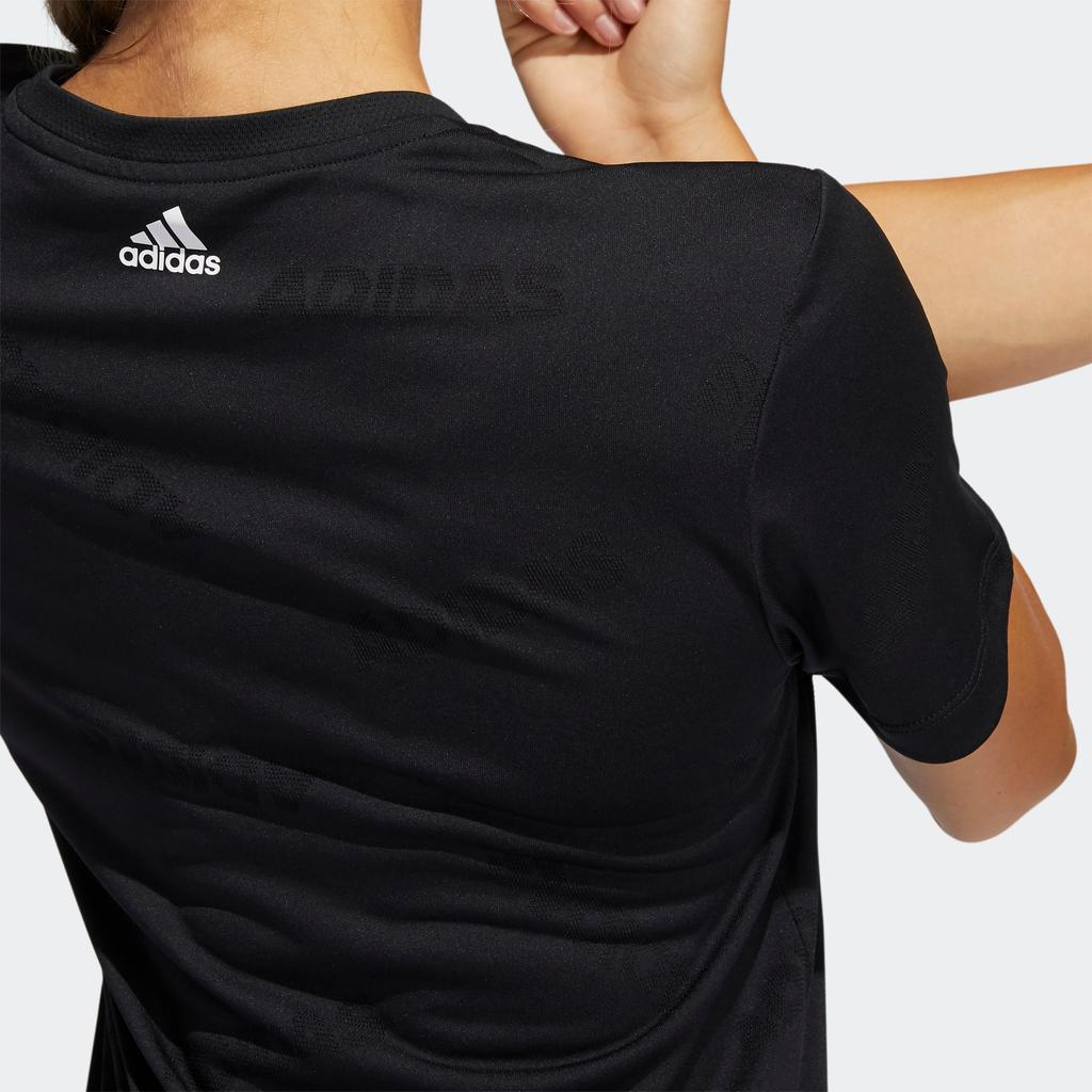 Adidas Aeroknit Tee Performance Short Sleeve Women Tops Black GQ9428