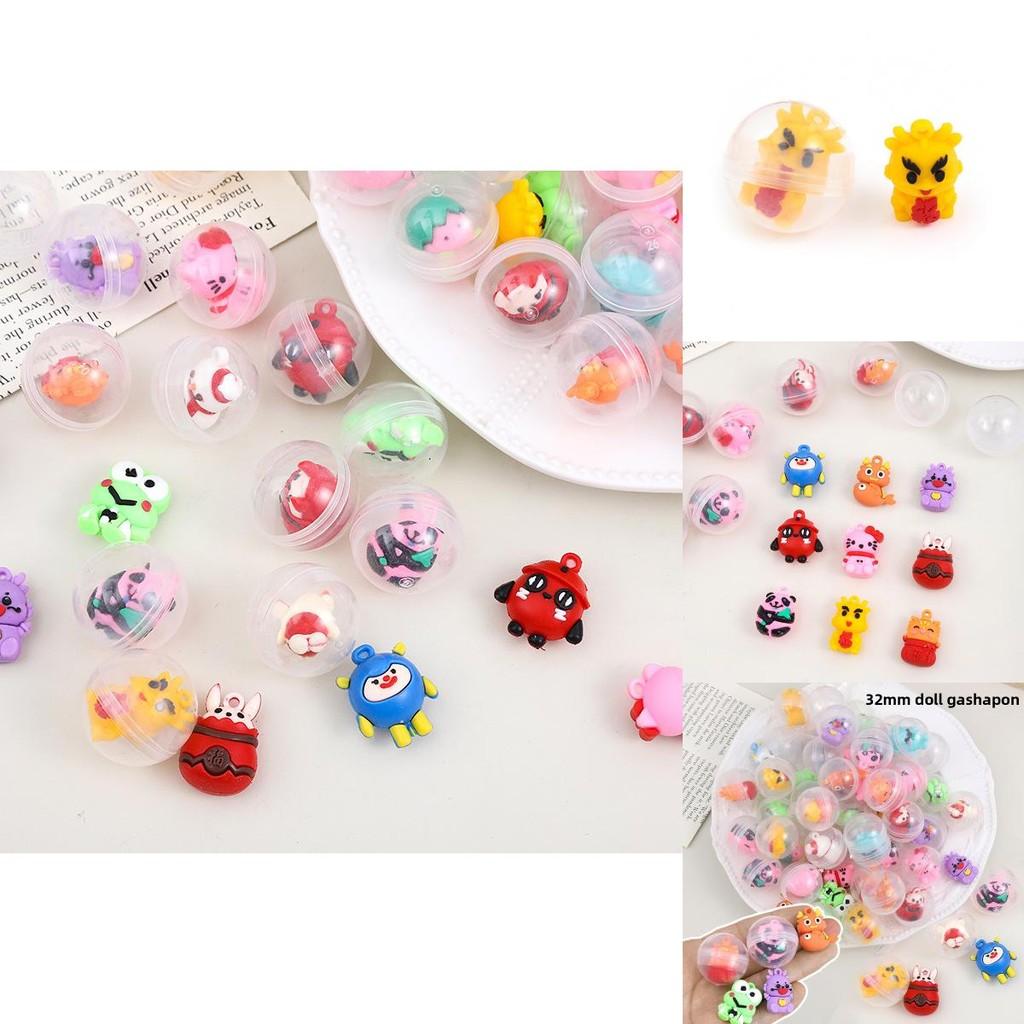Kids Animal Minifigures With 32mm Transparent Toys For Collectors And Kids Play