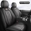 Car Seat Covers Full Set PU Leather,Fit For Mazda 3, 6, CX-5, CX-3, CX-9, CX-30, CX-50, CX-70,Car Seat Protector Front Back Seat