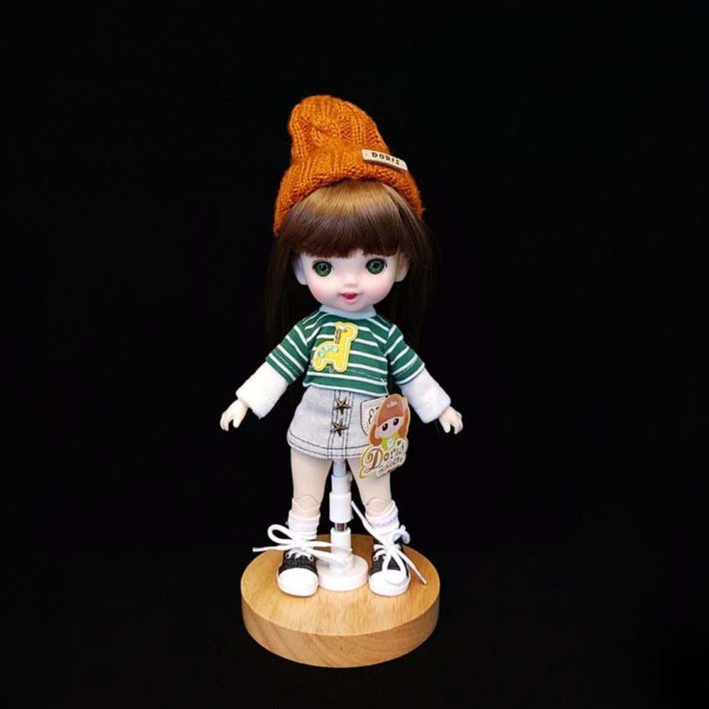 Wooden Base Doll Stand 1/3 1/4 1/6 1/8 Doll Bracket Doll Display Holder  Dolls Accessories