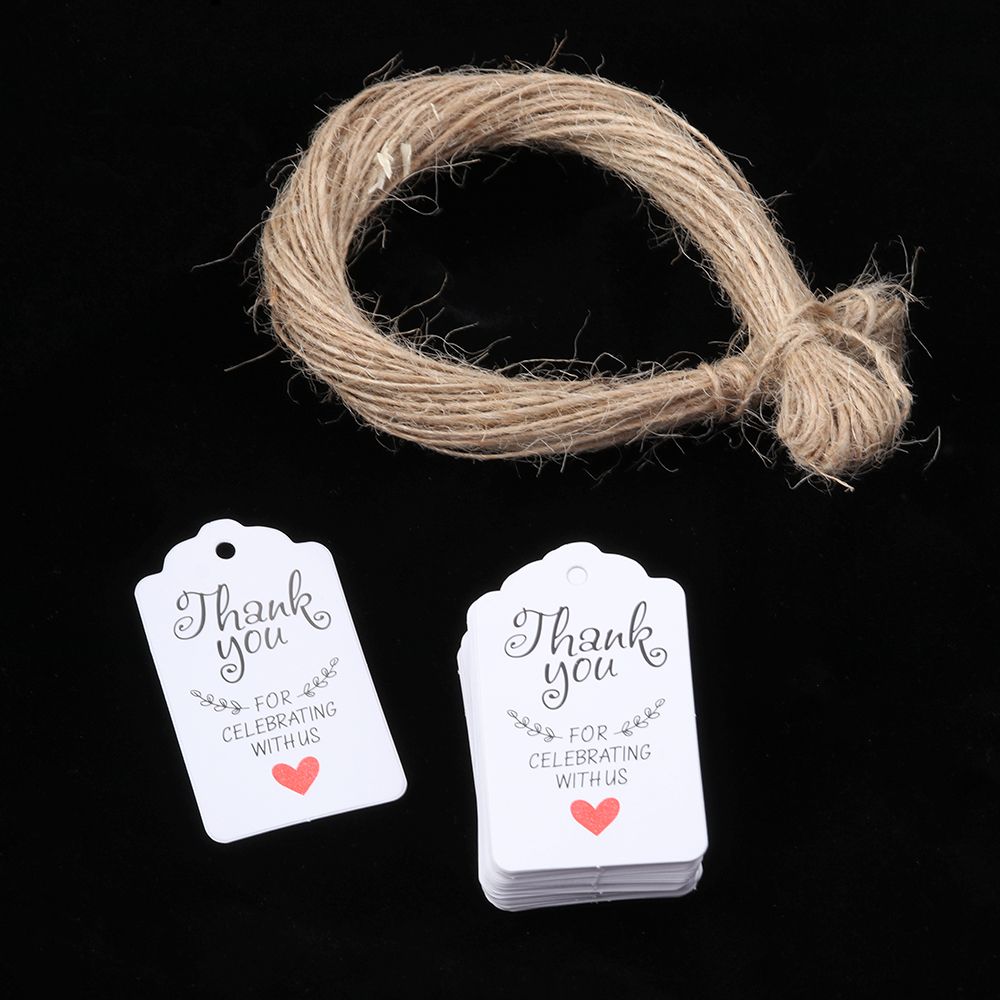 Wedding Supplies Gardening Labels Kraft Paper Tags Hang Tag Thank You Labels Merry Christmas