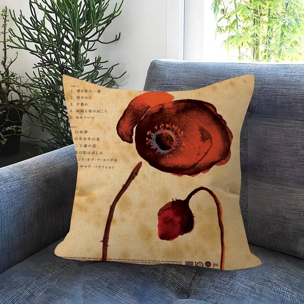 Anime Lamp Band Classic Pillow Cushion Cover Pillowcase Living Room Sofa Home Decor