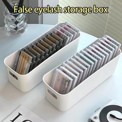 1Pcs False Eyelash Storage Box For Eyelash Extension Tool Organizer Lash Accessories Cosmetic Makeup Tools Storage Box