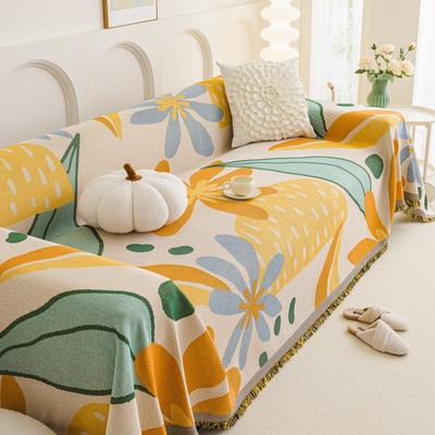 1pc Sofa Blanket with Tassels All-inclusive Universal Sofa Covers INS Style Couch Towel Camping Picnic Blanket Throw Blanket