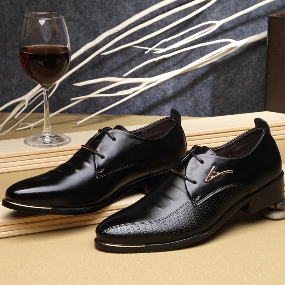 Fashion Big Size Fashion Casual Leather Shoes for Men Spring Autumn New Designer Cusp Men's Dress Shoes