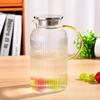 Cold Kettle with Handle Water Bottle Home Beverage Pot Large Capacity Cold Brewing Pot Exquisite Glassware Kitchen Accessories