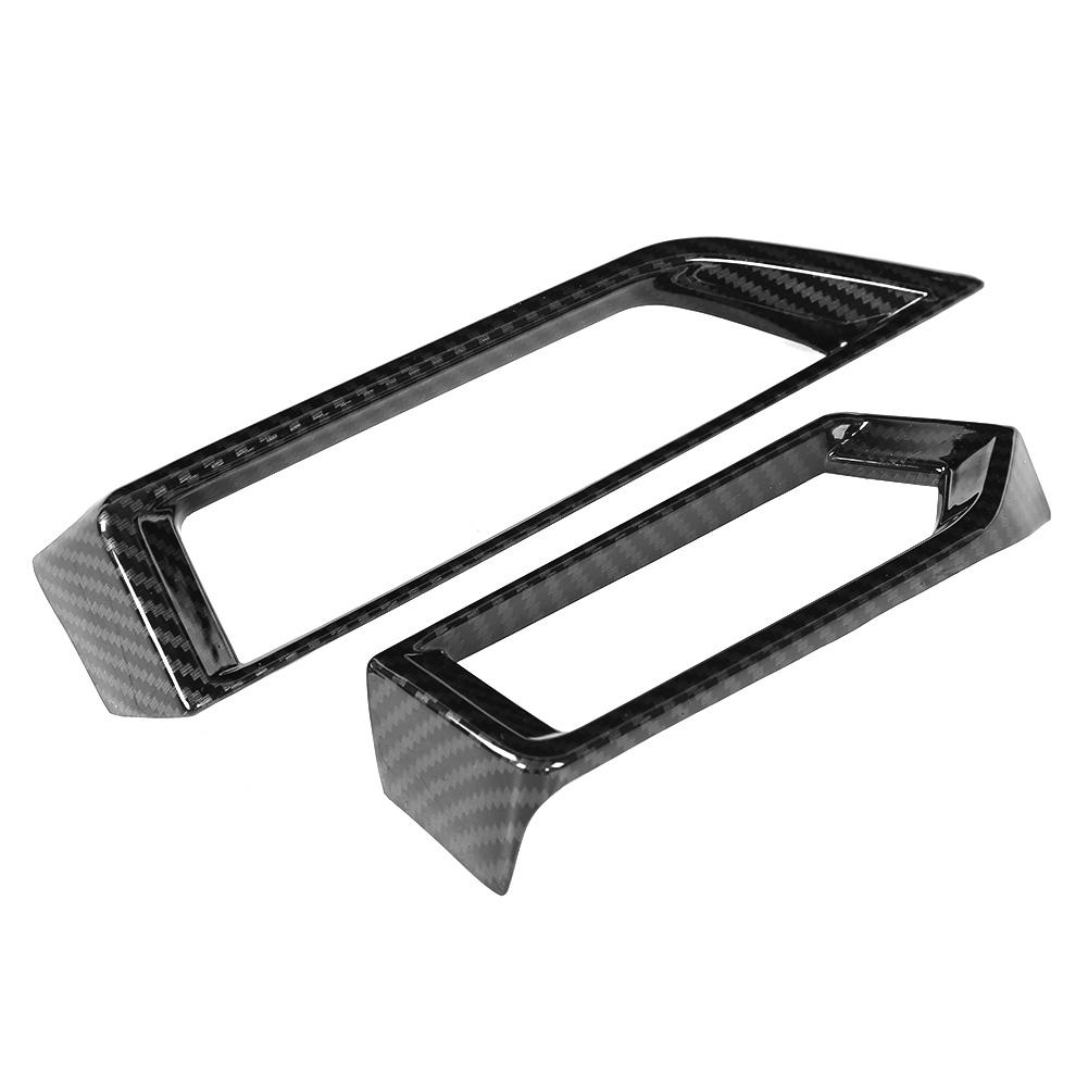 2PcsSet Carbon Fiber Style Front Side Air Vent Trim Fits for Nissan Sylphy Sentra 2020