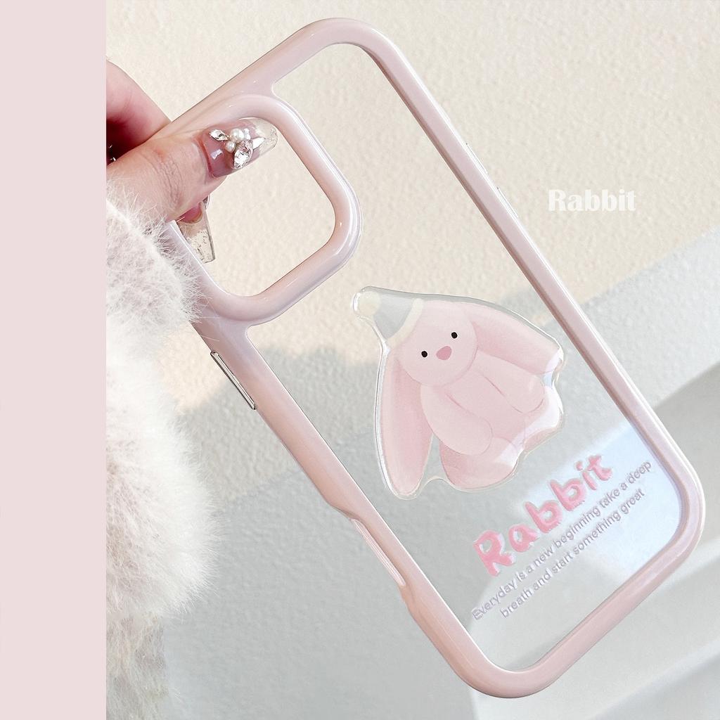 Niedlich Dreidimensional für IPhone15 für Apple 16 Handyhülle 17ProMax Paar Cartoon 11 Acryl