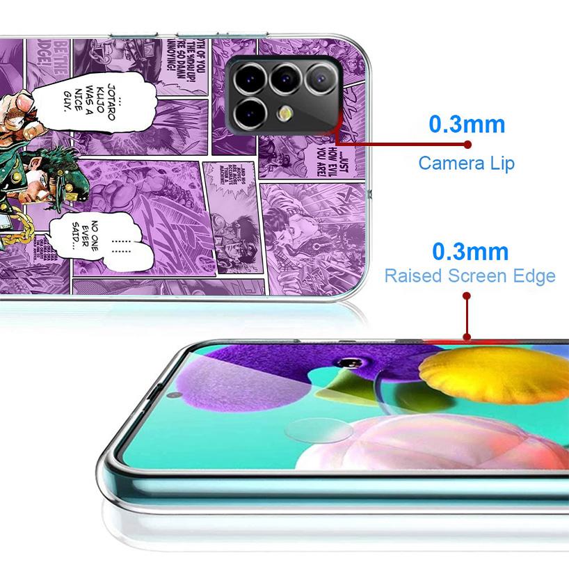JoJo Bizarre Adventures Anime Phone Case For Samsung Galaxy A17 A16 A15 A14 A13 A57 A56 A55 A54 A53 A37 A36 A35 A34 A33 A26 A25