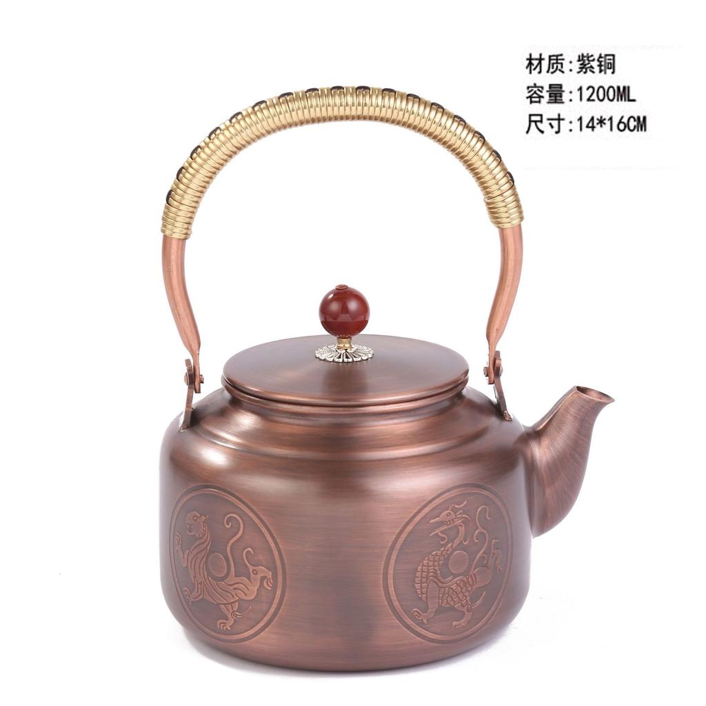 Copper Teapot Thickened Old Style Kettle