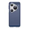 For Huawei Pura 80 Ultra Case Cover Huawei Pura 80 Ultra Capa Shockproof Back Soft TPU Carbon Fiber Fundas Huawei Pura 80 Ultra