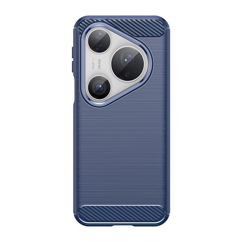 For Huawei Pura 80 Ultra Case Cover Huawei Pura 80 Ultra Capa Shockproof Back Soft TPU Carbon Fiber Fundas Huawei Pura 80 Ultra