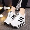 Fashion New Women's Shoes 2025 Spring and Autumn Fashion Thick Soled Sports Single Shoes, Casual Versatile High Top Canvas Shoes