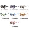 Comfortable Durable High Quality Timeless Retro Edgy Punk Trendy Riveted Round Shaped Female For Both Male Sun Glasses