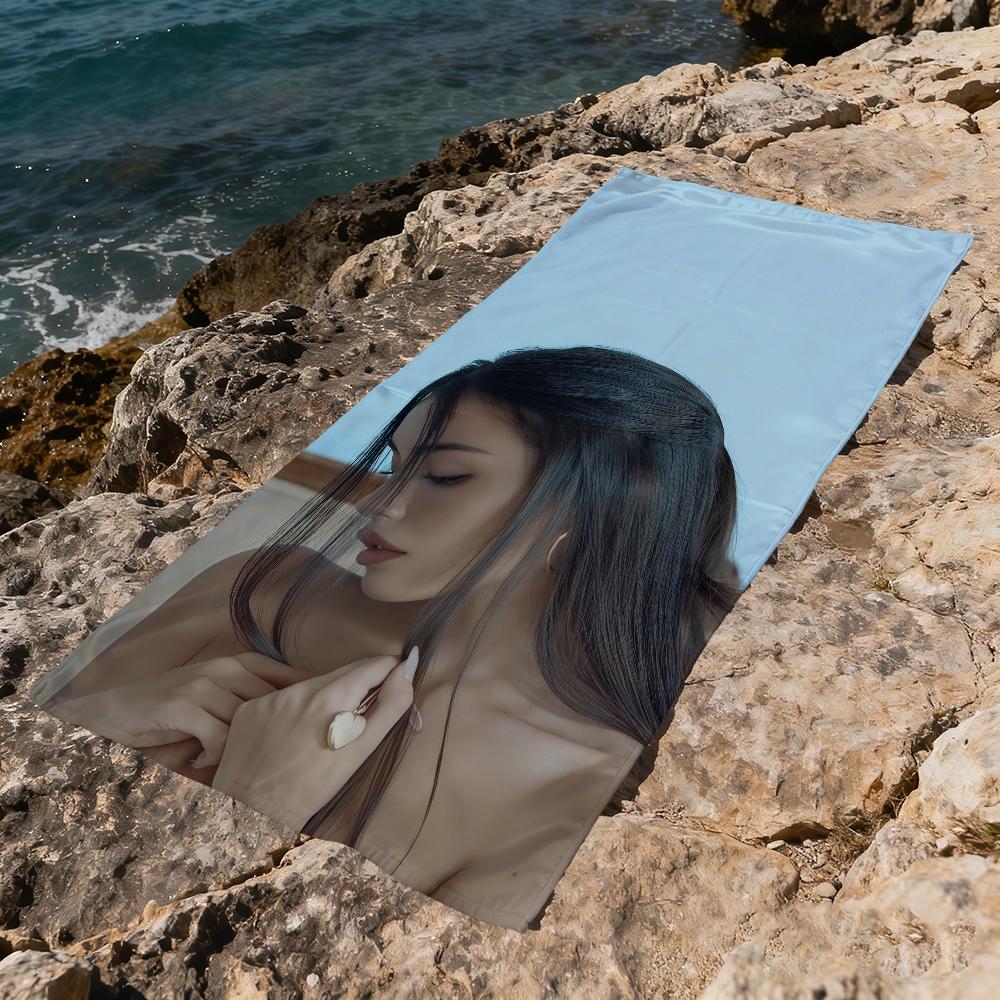 Singer Madison Beer Towel Large Quick-Drying Microfiber soft Beach Towel for Travel Fitness Sauna Bathing Camping