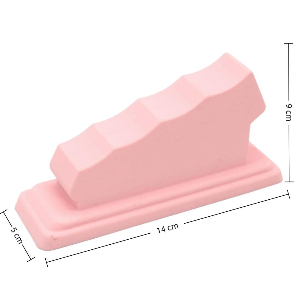 Silicone Nail Art Finger Support Sturdy Finger Stand Nail Practice Assistant Mat  For Nail Salon