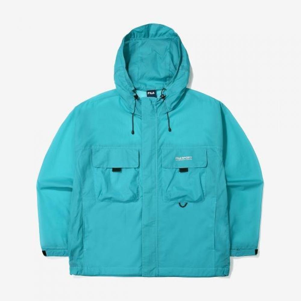 Fila Lightweight Ripstop Pocket Windbreaker Aqua/90