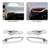 4 st Set Främre Bakre Dimljusram Lampskydd Exteriördekor Passar för Toyota Camry Hybrid 18‑20