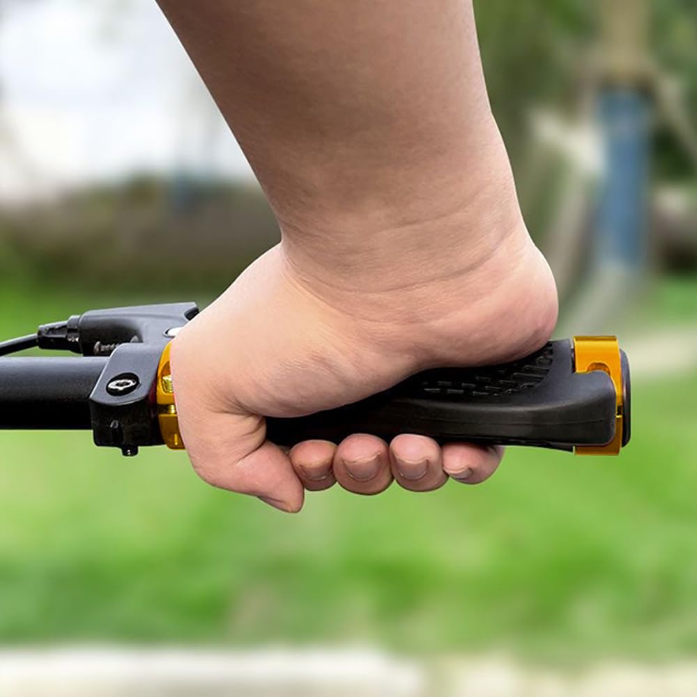 Bicycle Grips, Non-slip Rubber Cross Bike Ergonomic Handle Grips, Soft,