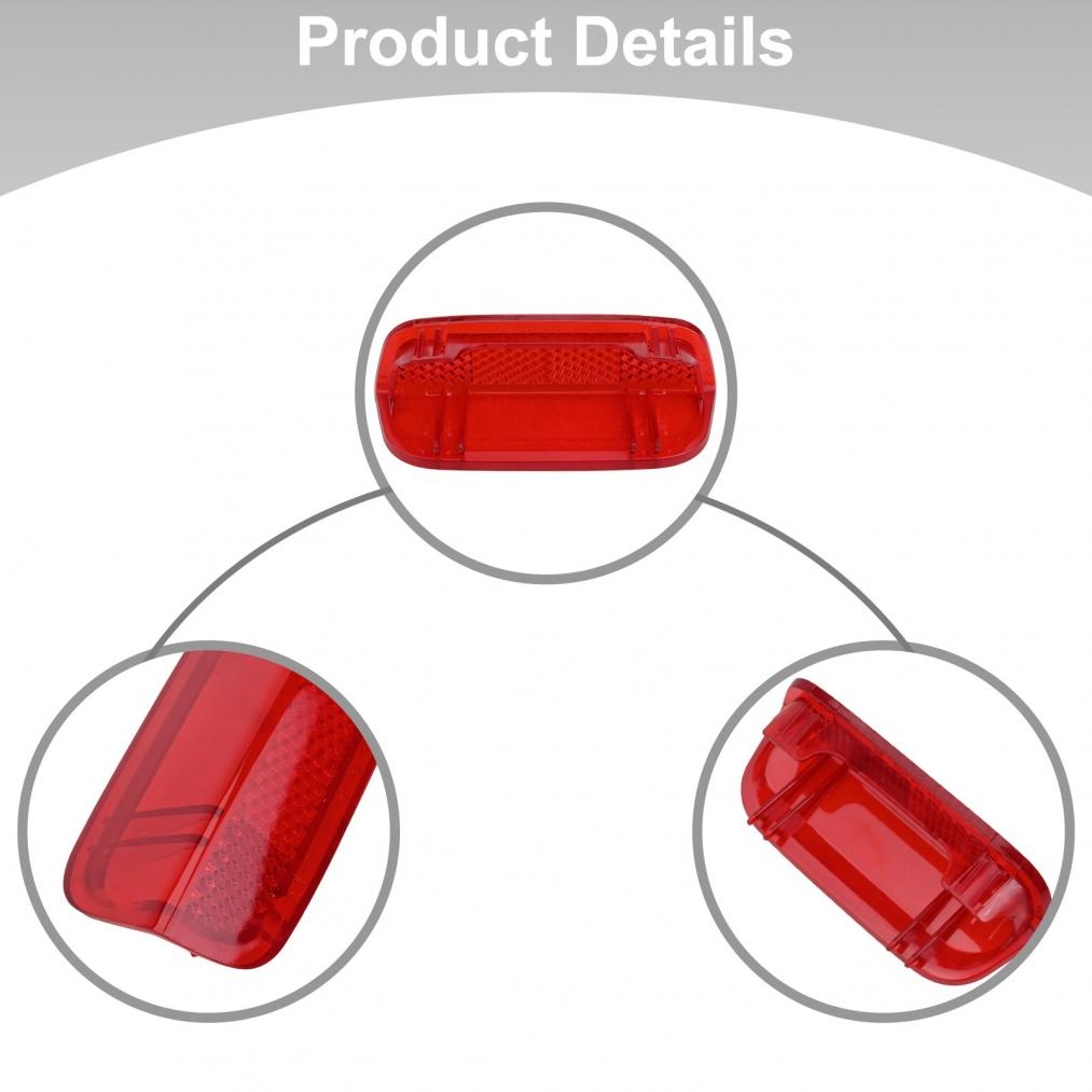Red Door Panel Light Reflector for For Passat For Jetta 2x Replacement