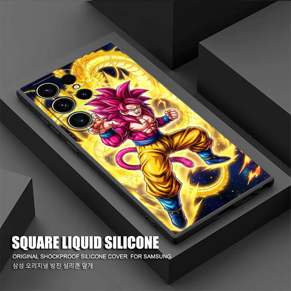 DragonS B-Ball Goku SSJ4 Phone Case For Samsung Galaxy S25 S24 S23 S20 S21 FE S26 S22 Ultra 5G S26 Plus S25FE Soft Silicon Cover