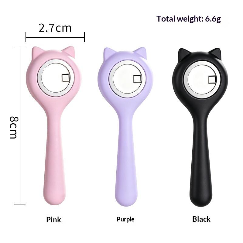 3-Second Hollow Cat Eye Magnet Strong Power Ring With Handle Magnet Fast Black Hole Effect For Magnetic Nail Art Beginner