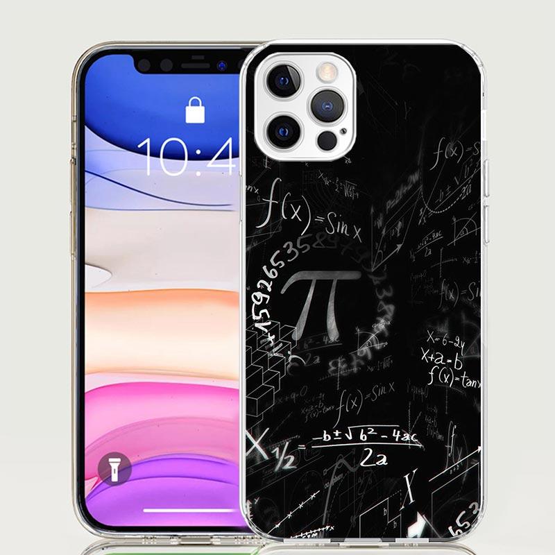Physics Chemical Mathematics Phone Case For iPhone 17 Air 16 15 Plus 11 14 Pro Max 13 Mini 12 7 8 + SE Pattern Art Customized Co