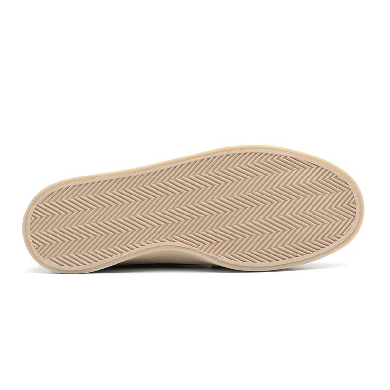 Le Fu Shoes Men Thick Soled Black Shoes Comfortable Slip on Classic Office Dress Casual Walking Shoe 2025 New Edition Skateboard