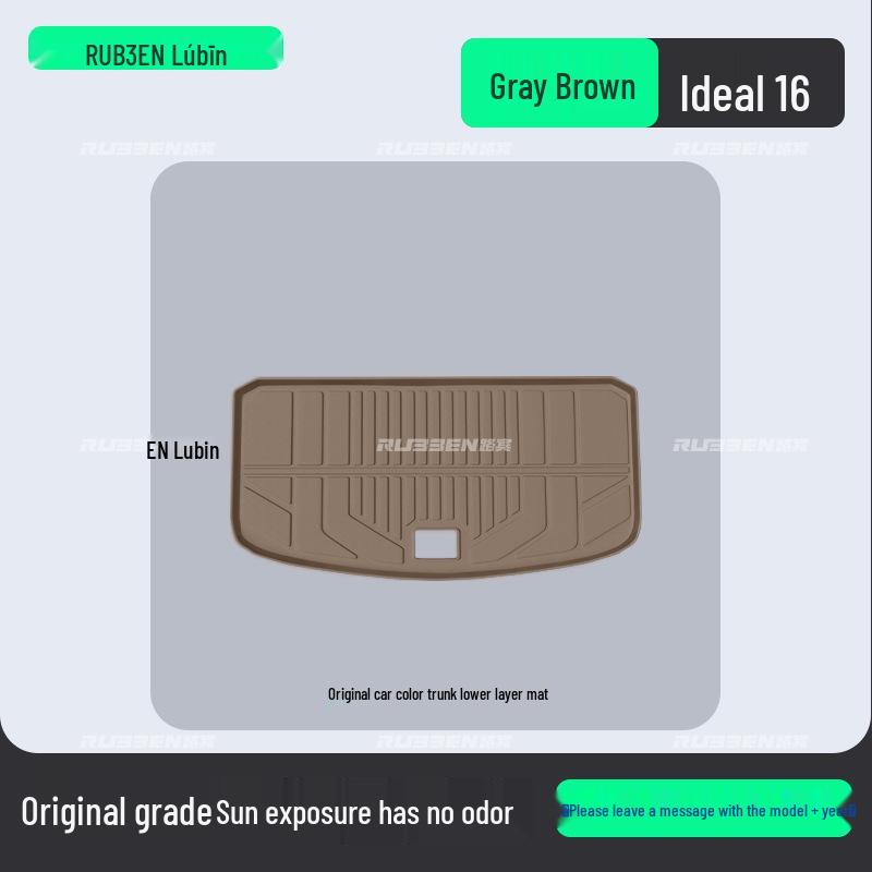 Durable TPE Anti-Scratch Trunk Mat for Ideal i6/i8