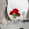 Butterfly Acrylic Photo Frame Vase Art Hydroponic Flower Vase Desktop Plant Holder Decor Vase Home Decoration Ornaments