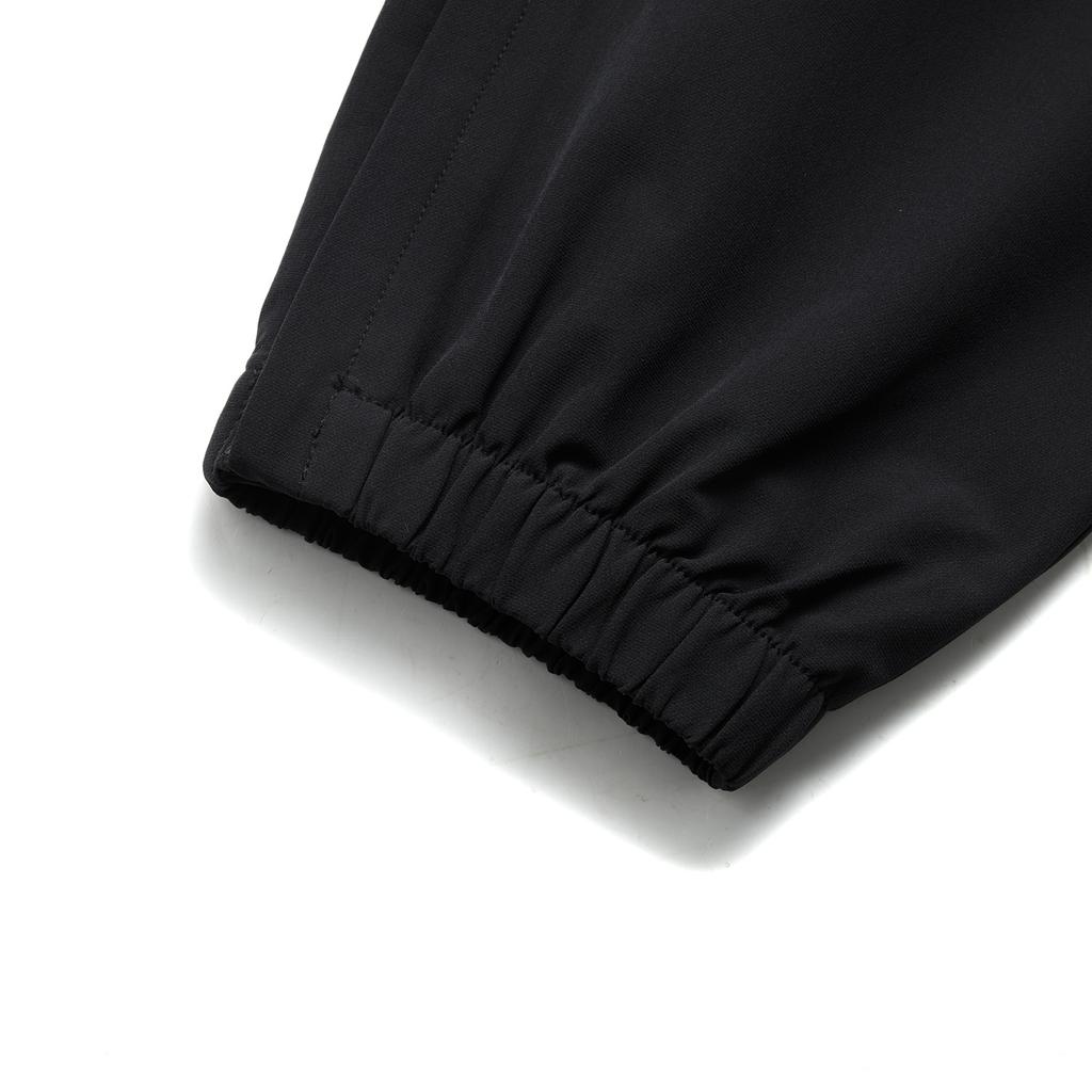 Li Ning Badfive Comfortable Casual Simple Cuffed Sports Pants Men bottoms Black AYKV103-1