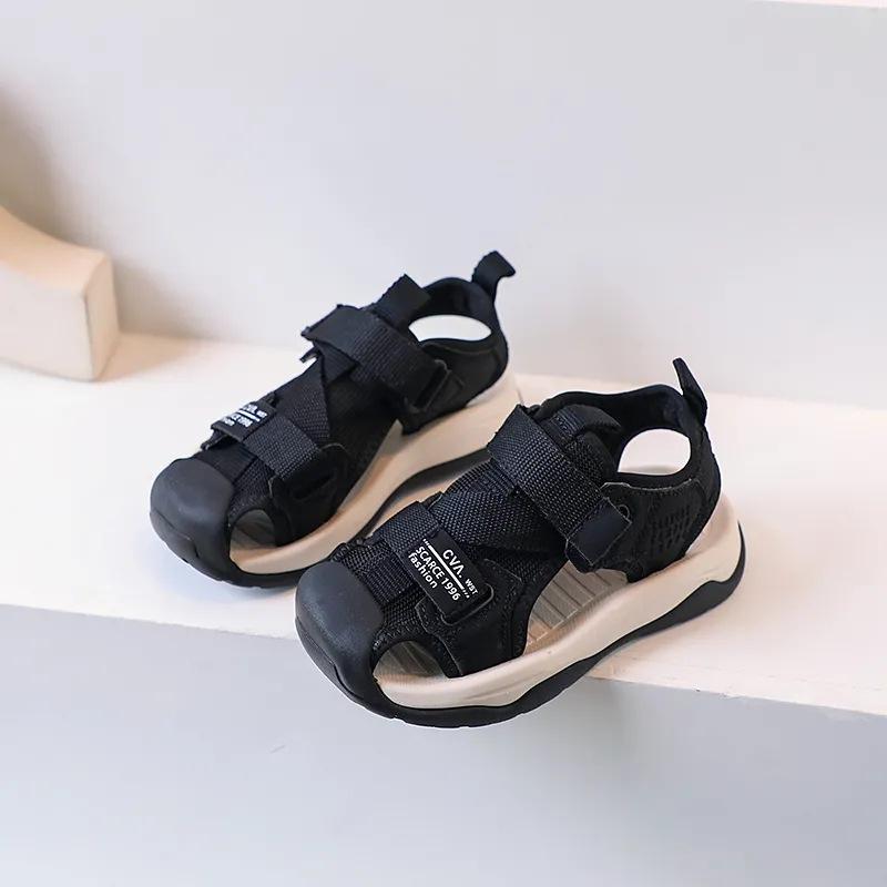

Girls sandals summer 2025 new children s sports bag head girls beach shoes boys shoes summer middle and older children 26 inner length 16.5CM