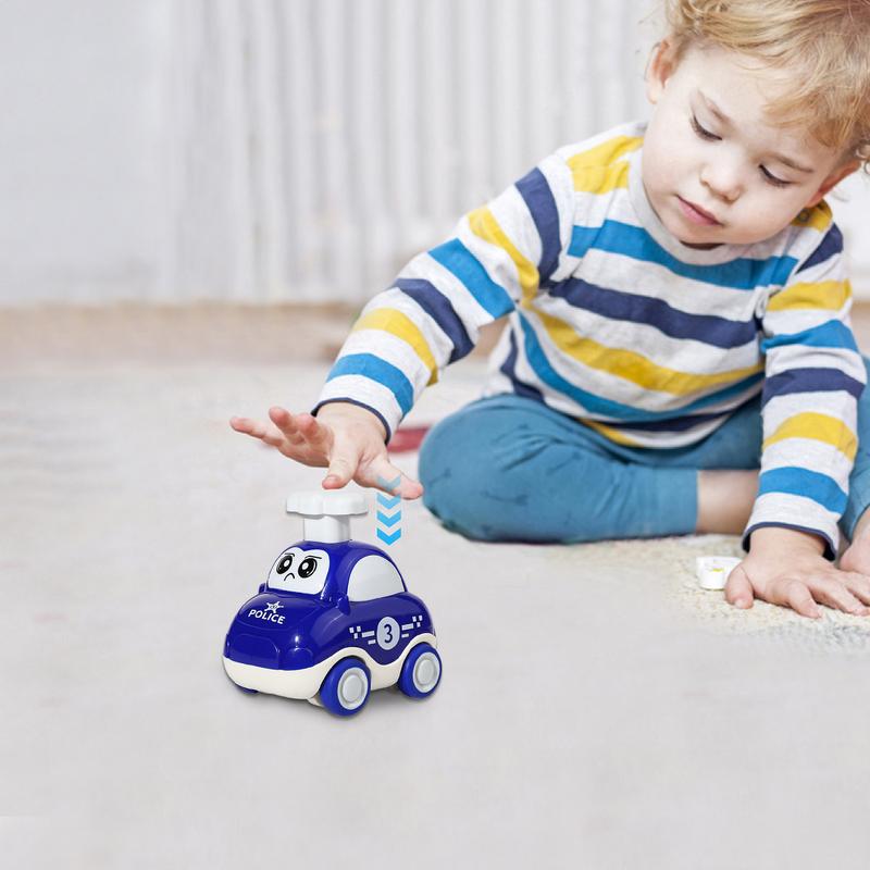 Baby Car Toy Inertia Cartoon Animal Engineering Vehicle Press Go Cartoon Truck Toys Pull Back Cars Toys for 1 2 3 Year Boys Gift