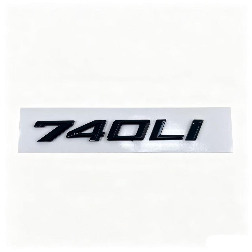 Compatible BMW 3, 5, 7 Series 320Li, 530Li, 740Li Rear Emblem Displacement Sticker.