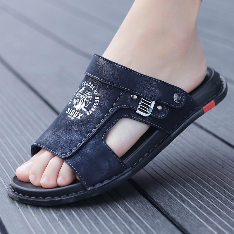Fashion Summer Men's Sandals Beach Shoes Summer Leisure Beach Roman Men Outdoor Sandals High Quality Slippers Soft Bottom Zapatos Hombre