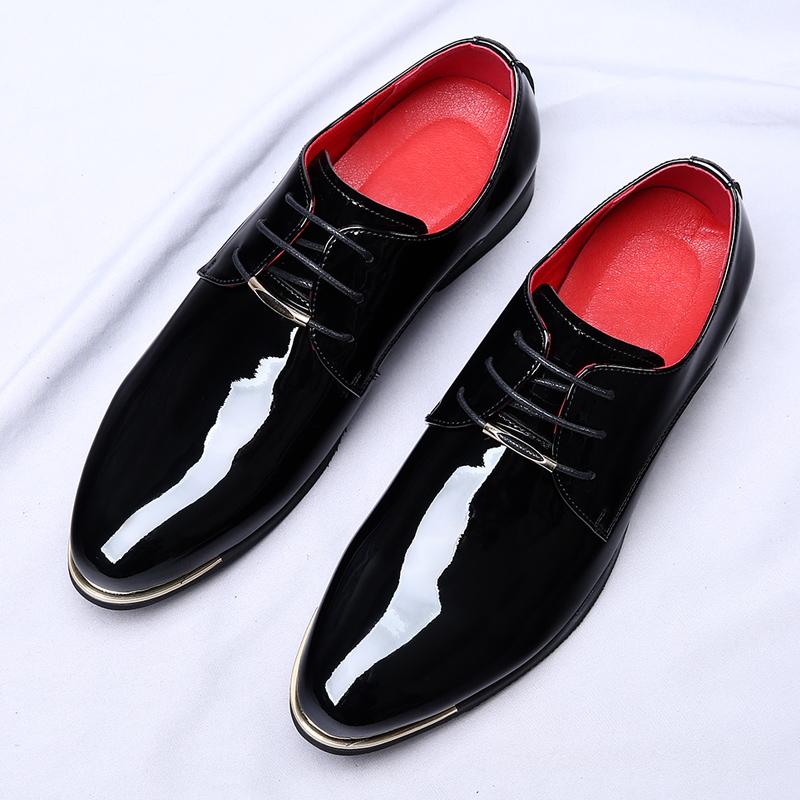 

Модные роскошные деловые свадебные туфли Дерби мужские кожаные туфли Минималистичные и универсальные стили Мужская обувь для отдыха на открытом воздухе для вечеринок и офиса 44