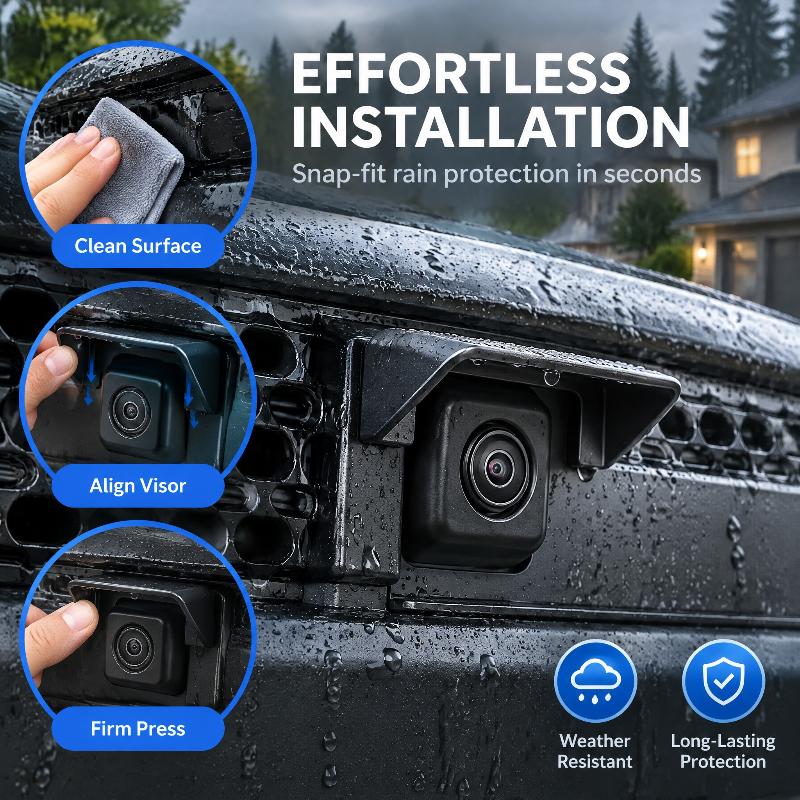 ABS Rear Camera Rain Shade for RAV4 2026 to 2031 Waterproof Anti-dust Camera Cover for Parking & Driving