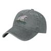 HEDON Praak Don't Step On Me Baseballkappen Vintage Denim Gewaschen Kopfbedeckung Unisex Stil Outdoor Laufkappen