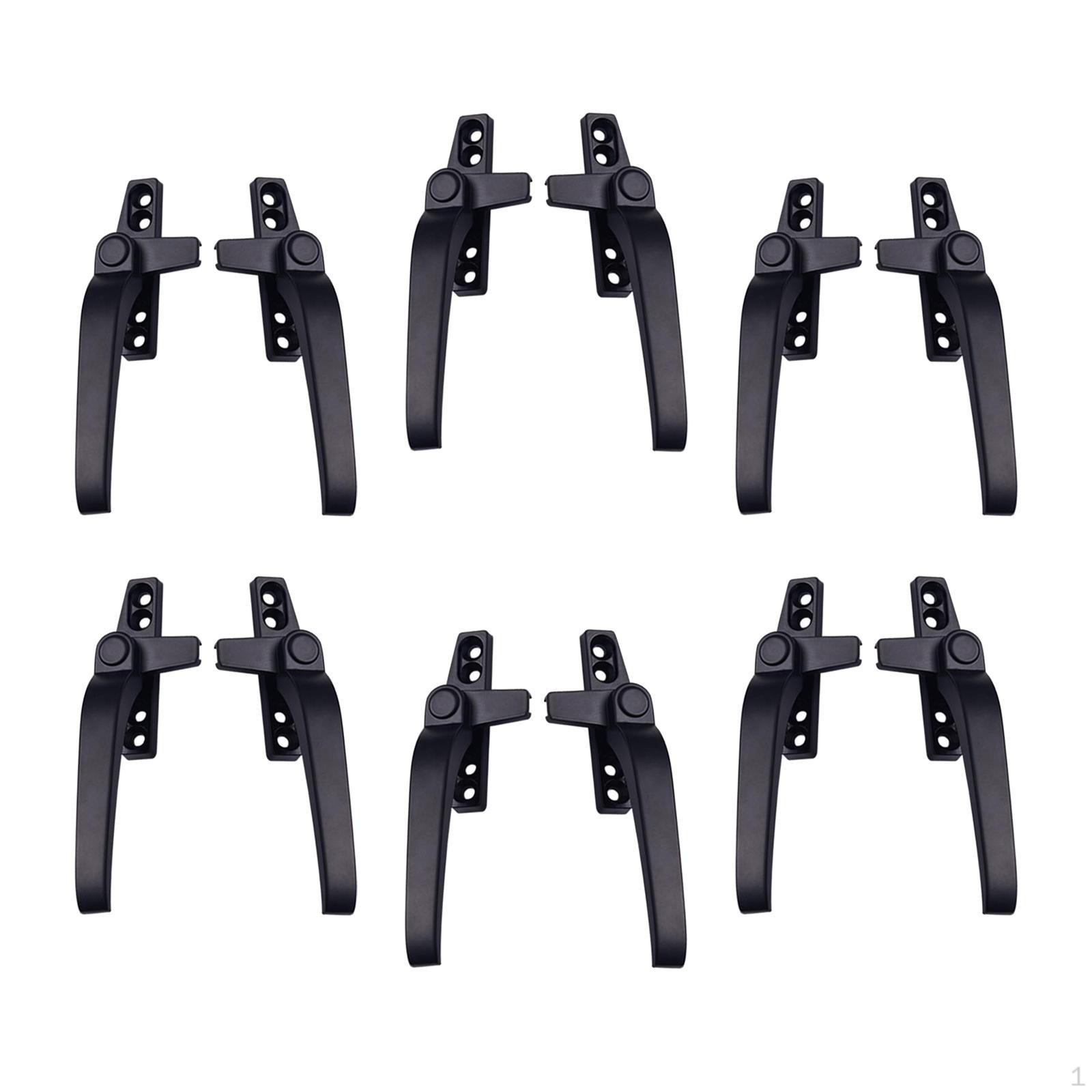

12pcs Window Handles Key Lever Right Left Hand Hardware Kit Accessory