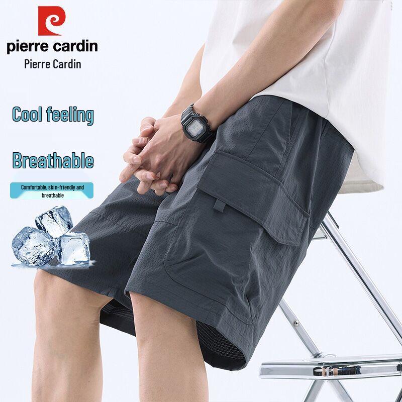 

Pierre Cardin Men s Summer Ice Silk Casual Cargo Shorts XL