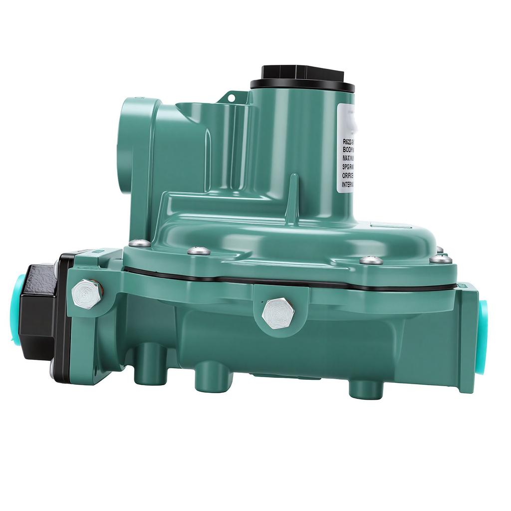 2nd Stage Gas Regulator R622 DFF 22.5 31mbar Adjustable Output Pressure 3 4 NPT Inlet Outlet LP Gas Regulator for