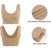 Plus Size Full Coverage Sports Bra Tank Top 2PC Set Seamless Wireless Support Stretch Fabric Breathable Design for Active Wear