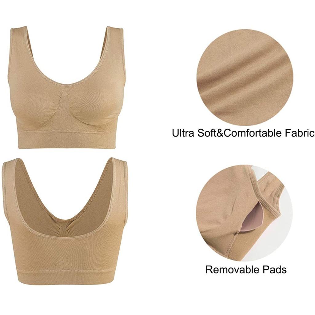 Plus Size Full Coverage Sports Bra Tank Top 2PC Set Seamless Wireless Support Stretch Fabric Breathable Design for Active Wear